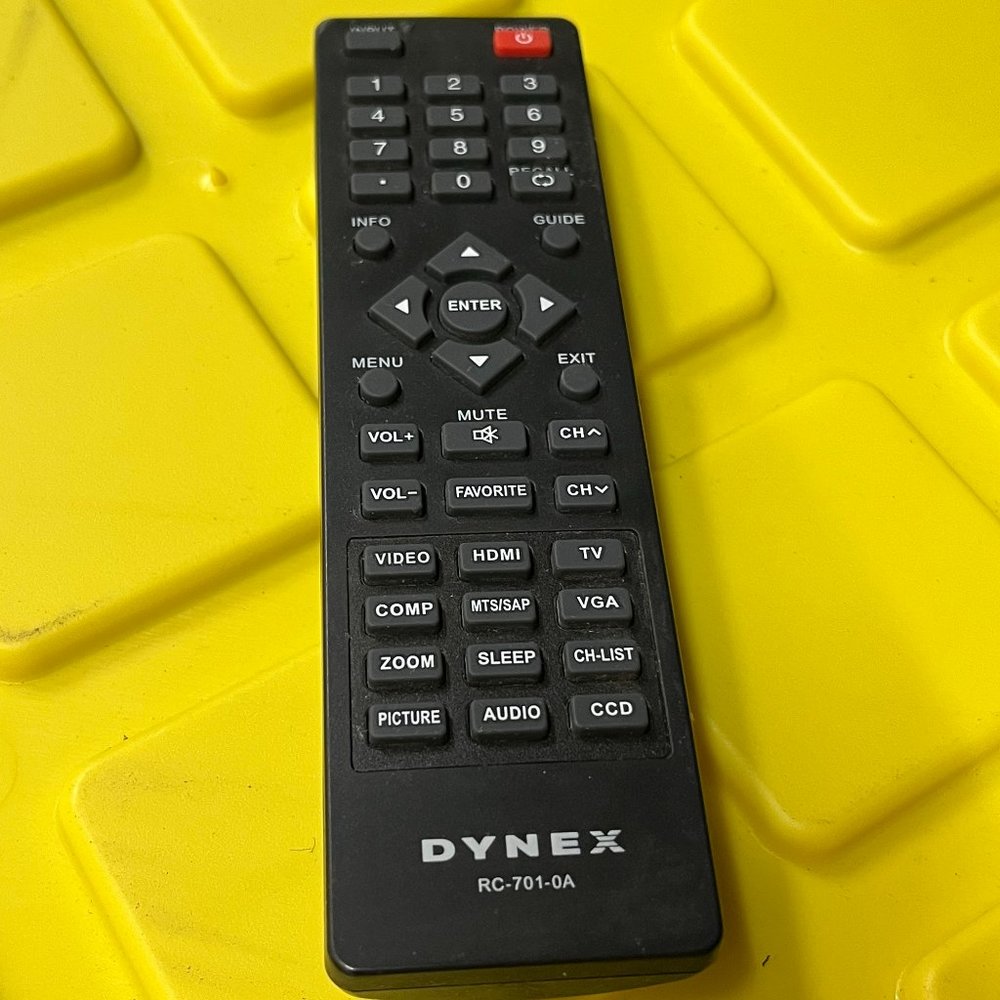 ORIGINAL DYNEX RC-701-0A 6010700101 6010700101A TV Remote Control DX-46L150A11 D